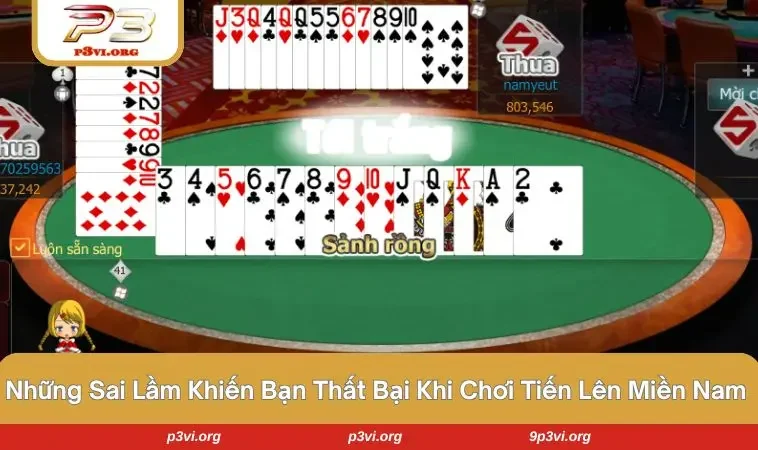 Sai lầm trong chiến thuật chơi tiến lên miền nam